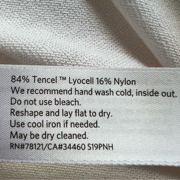 Eileen Fisher White Embellished Open Cardigan - Picture 10 of 12